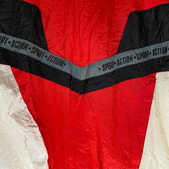 RED MACGREGOR VINTAGE SPORT ACTION WINDBREAKER XL - Picture 4 of 6